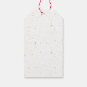 ゴールデンベルが咲くメリークリスマスの葉リース ギフトタグ (裏面)