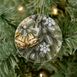 ゴールデンベルクリスマス飾り セラミックオーナメント