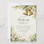 ゴールデンベル素朴ズクリスマスお祝い 招待状 (正面)