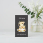 ゴールデンベーカリー3層ケーキバーチカル 名刺 (スタンド正面)