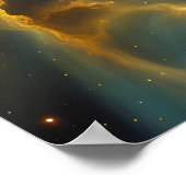 ゴールデンベールの向こう:謎のソーサー&ETクルー ポスター (角)