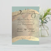 ゴールデンベールポートレート結婚式招待状 招待状 (スタンド正面)