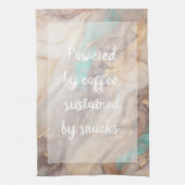 ゴールデンペタル – 白 キッチンタオル (縦)