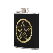 ゴールデンペンタグラム フラスク (左)