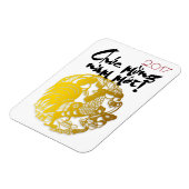 ゴールデンペーパーカットベトナムロースターカスタム年VPM マグネット (左側)