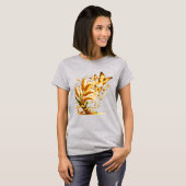 ゴールデンホイートバタフライ変身 - アバンダンス Tシャツ (正面フル)