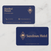 ゴールデンホテルプロフェッショナルマネージャー名刺 名刺 (正面/裏面)