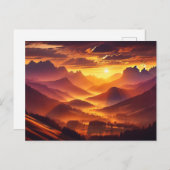 ゴールデンホライズン – ポストカード (正面/裏面)