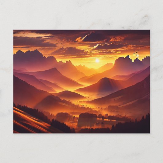 ゴールデンホライズン – ポストカード (正面)