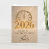 ゴールデンホライズン – 新年 2026 カード (裏面)