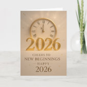 ゴールデンホライズン – 新年 2026 カード (正面)