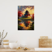 ゴールデンホライゾン、城の壮麗 ポスター (キッチン)