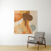 ゴールデンホライゾン – 抽象芸術デザートウーマン タペストリー (インサイチュ(横))