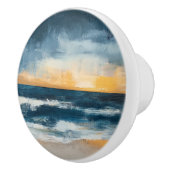 ゴールデンホライゾン – 抽象芸術沿岸 セラミックノブ (右)