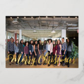 ゴールデンホリデーカカスタムード企業の写真 箔シーズンカード (正面)