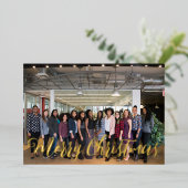 ゴールデンホリデーカカスタムード企業の写真 箔シーズンカード (立ち正面)