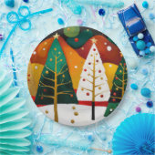 ゴールデンホリデーグローブ ペーパープレート (パーティー)