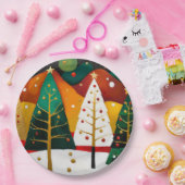 ゴールデンホリデーグローブ ペーパープレート (パーティー)