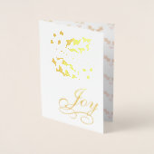 ゴールデンホリーとジョイクリスマスホリデー 箔カード (正面)