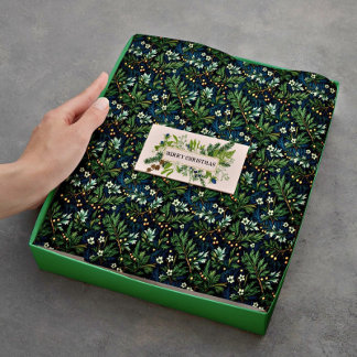 ゴールデンホリーと冬の葉 薄葉紙