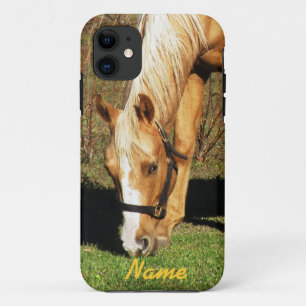 ゴールデンホースクローズアップiPhone 5ケース iPhone 11 ケース