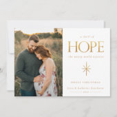 ゴールデンホープ家族の写真クリスマスカード (正面)