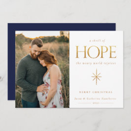 ゴールデンホープ家族の写真クリスマスカード