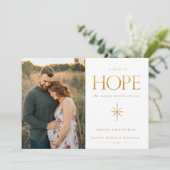 ゴールデンホープ家族の写真クリスマスカード (スタンド正面)