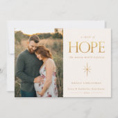 ゴールデンホープ家族の写真クリスマスカード (正面)