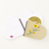 ゴールデンボウルマリポサフラワー ノートブック (内部)