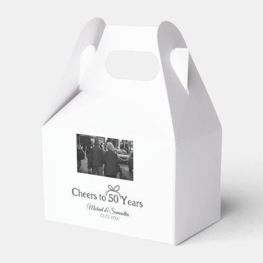 ゴールデンボウ応援50周年結婚の フェイバーボックス (正面サイド)