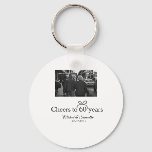 ゴールデンボウ応援60周年結婚の キーホルダー (正面)