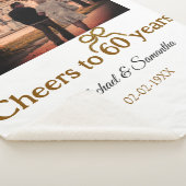 ゴールデンボウ応援60周年結婚の シェルパブランケット (3/4)