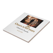 ゴールデンボウ応援60周年結婚の タイル (側面)