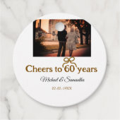 ゴールデンボウ応援60周年結婚の フェイバータグ (正面)