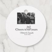 ゴールデンボウ応援60周年結婚の フェイバータグ (裏面)