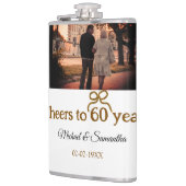 ゴールデンボウ応援60周年結婚の フラスク (左)