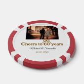 ゴールデンボウ応援60周年結婚の ポーカーチップ (シングル)