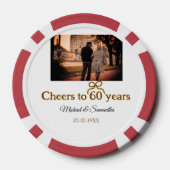 ゴールデンボウ応援60周年結婚の ポーカーチップ (裏面)