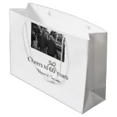 ゴールデンボウ応援60周年結婚の ラージペーパーバッグ (裏面アングル)