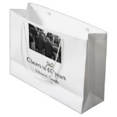 ゴールデンボウ応援60周年結婚の ラージペーパーバッグ (正面アングル)