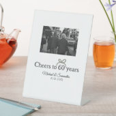 ゴールデンボウ応援60周年結婚の 台座サイン (インサイチュ)