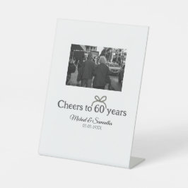 ゴールデンボウ応援60周年結婚の 台座サイン