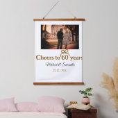 ゴールデンボウ応援60周年結婚の 吊り下げ型タペストリー (寝室)
