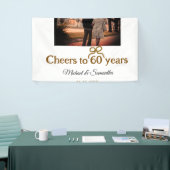 ゴールデンボウ応援60周年結婚の 横断幕 (トレードショー)