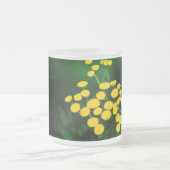 ゴールデンボタン付きグリーンジャケット フロストグラスマグカップ (中央)