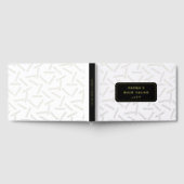 ゴールデンボビーピンパターンヘアサロン ゲストブック (全面)