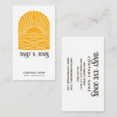 ゴールデンボホサンライズ名刺 名刺 (正面/裏面)