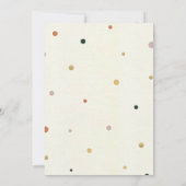 ゴールデンボホーレインボーベビーシャワー招待状 招待状 (裏面)