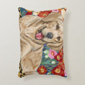 ゴールデンボーイのレトリーバー アクセントクッション (正面(垂直))